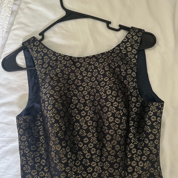 J Crew Elegant Navy Blue Dress - Picture 5 of 8